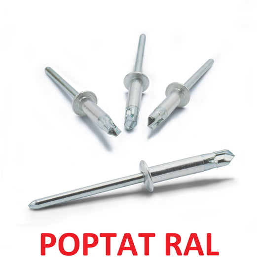 Rychlý nýt 3.2 x 15 hliník / pozink, vrták L, lakovaný, RAL POPTAT, bal. 400 ks
