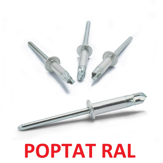 Rychlý nýt 4 x 15 hliník / pozink, vrták L, lakovaný, RAL POPTAT, bal. 400 ks